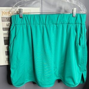 Columbia teal skort